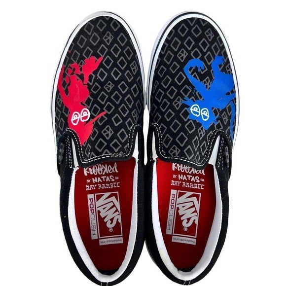 Vans Krooked by Natas x Ray Barbee Collab Sneakers Men 8.5 Limited Edition - Picture 8 of 14